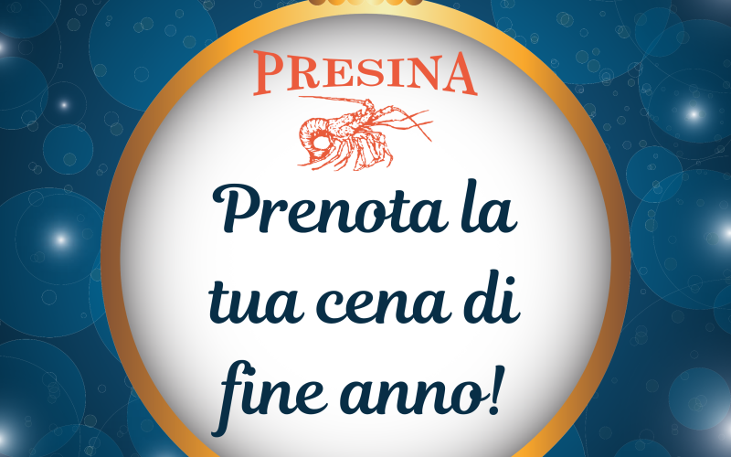 Prenota la tua Cena Aziendale di Fine Anno